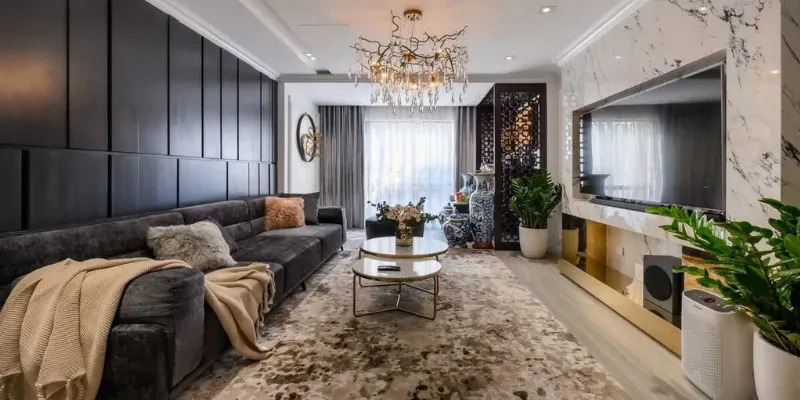 Minh họa bố cục căn hộ 2 phòng ngủ điển hình tại chung cư Sơn Kỳ 1 Tân Phú